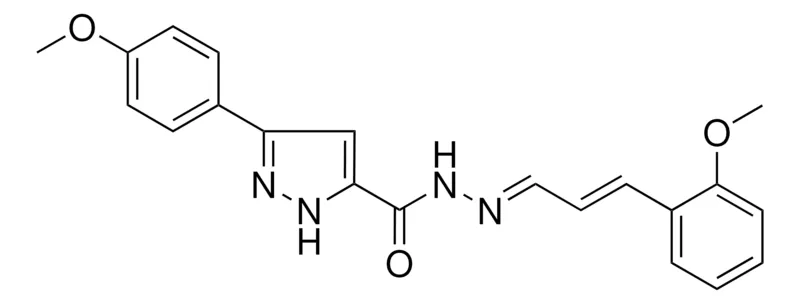 Sigma-Aldrich 5-(4-MEO-PH)-2H-PYRAZOLE-3-CARBOXYLIC ACID (3-(2-MEO-PH)-ALLYLIDENE)-HYDRAZIDE,AldrichCPR