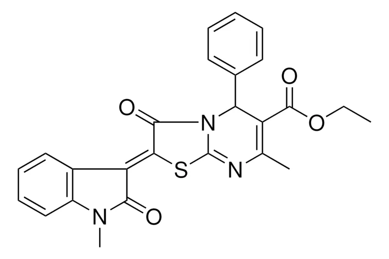 Sigma-Aldrich ETHYL (2Z)-7-METHYL-2-(1-METHYL-2-OXO-1,2-DIHYDRO-3H-INDOL-3-YLIDENE)-3-OXO-5-PHENYL-2,3-DIHYDRO-5H-[1,3]THIAZOLO[3,2-A]PYRIMIDINE-6-CARBOXYLATE，AldrichCPR