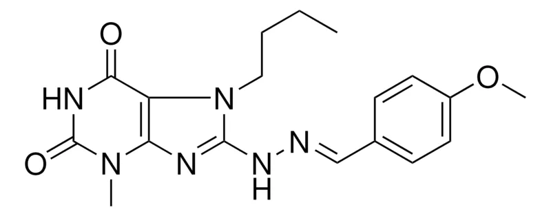 Sigma-Aldrich 7-BUTYL-8-(N'-(4-MEO-BENZYLIDENE)-HYDRAZINO)-3-ME-3,7-DIHYDRO-PURINE-2,6-DIONE,AldrichCPR