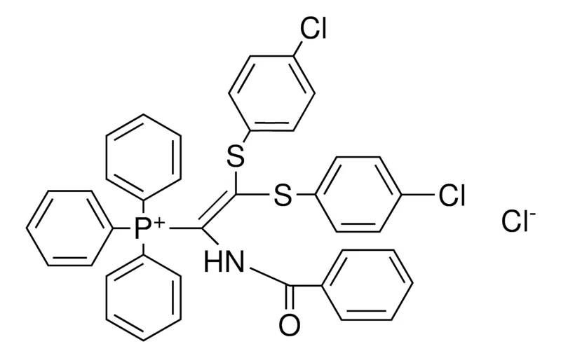 Sigma-Aldrich (1-BENZOYLAMINO-2,2-BIS-(4-CL-PHENYLSULFANYL)-VINYL)-TRIPHENYL-PHOSPHONIUM, CL,AldrichCPR