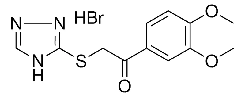 Sigma-Aldrich 1-(3,4-DIMETHOXY-PH)-2-(4H-(1,2,4)TRIAZOL-3-YLSULFANYL)-ETHANONE, HYDROBROMIDE,AldrichCPR