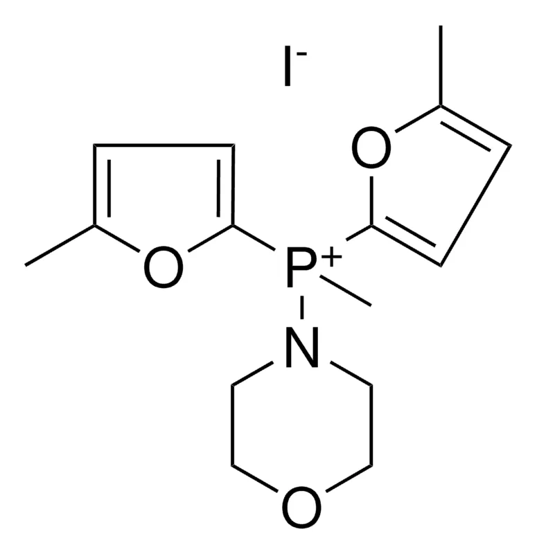 Sigma-Aldrich METHYL-BIS-(5-METHYL-FURAN-2-YL)-MORPHOLIN-4-YL-PHOSPHONIUM, IODIDE,AldrichCPR