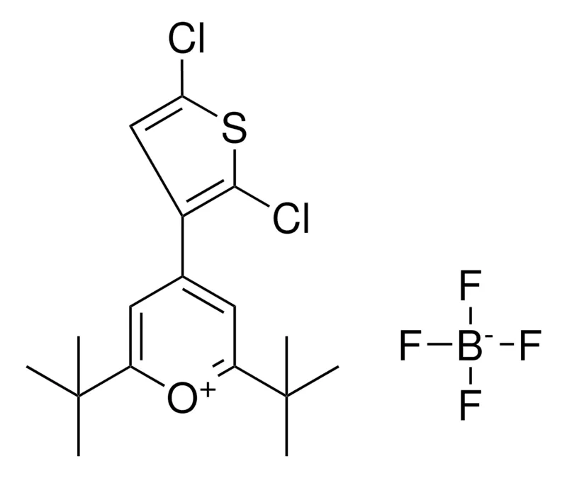 Sigma-Aldrich 2,6-DI-TERT-BUTYL-4-(2,5-DICHLORO-THIOPHEN-3-YL)-PYRANYLIUM, TETRAFLUORO BORATE,AldrichCPR