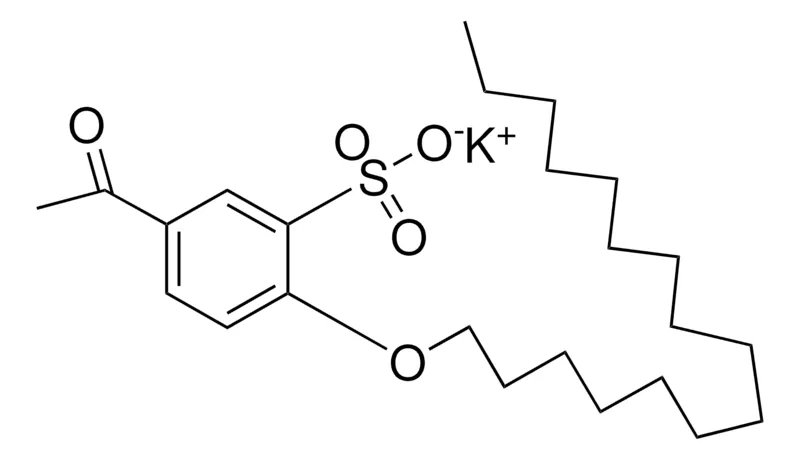 Sigma-Aldrich 5-ACETYL-2-(HEXADECYLOXY)BENZENESULFONIC ACID, POTASSIUM SALT,AldrichCPR