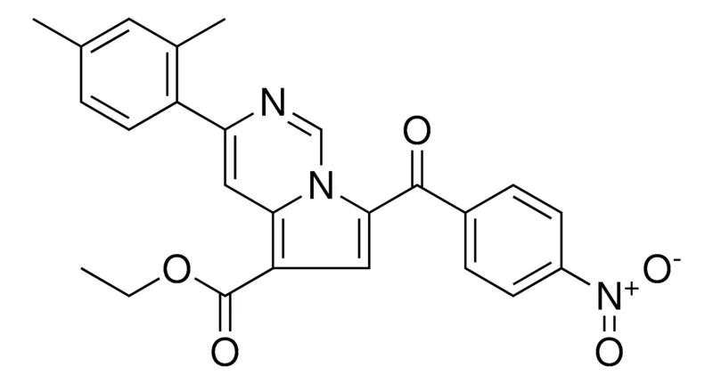 Sigma-Aldrich ET 3-(2,4-DIMETHYL-PH)-7-(4-NITROBENZOYL)PYRROLO(1,2-C)PYRIMIDINE-5-CARBOXYLATE,AldrichCPR