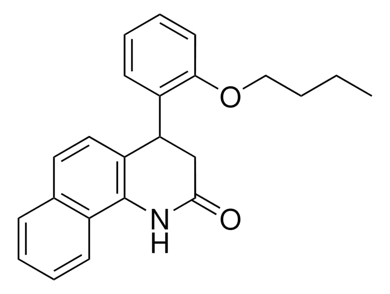 Sigma-Aldrich 4-(2-BUTOXY-PHENYL)-3,4-DIHYDRO-1H-BENZO(H)QUINOLIN-2-ONE,AldrichCPR
