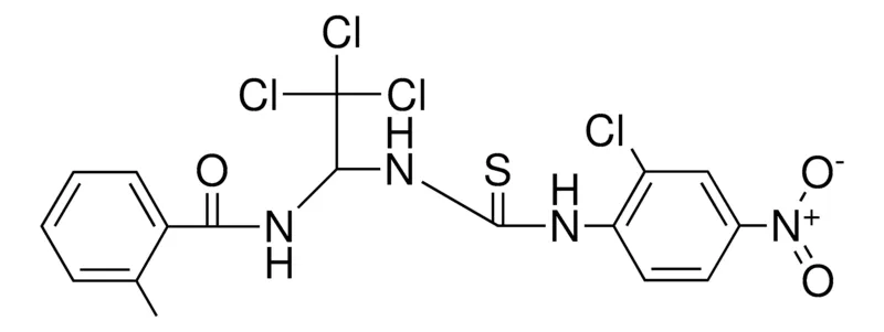 Sigma-Aldrich 2-ME-N-(2,2,2-TRICHLORO-1-(3-(2-CL-4-NITRO-PHENYL)-THIOUREIDO)-ETHYL)-BENZAMIDE,AldrichCPR