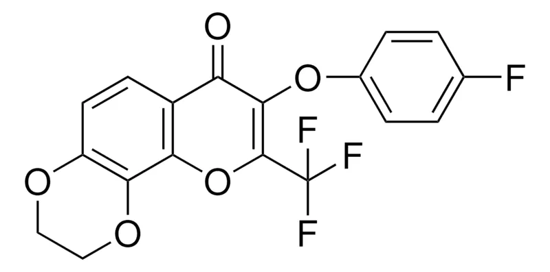 Sigma-Aldrich 8-(4-F-PHENOXY)-9-(TRI-F-ME)-2,3-DIHYDRO-7H-(1,4)DIOXINO(2,3-H)CHROMEN-7-ONE，AldrichCPR