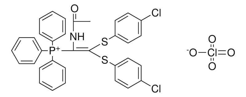 Sigma-Aldrich (ACETYLAMINO-2,2-BIS-(CL-PHENYLSULFANYL)-VINYL)-TRI-PH-PHOSPHONIUM, PERCHLORATE，AldrichCPR
