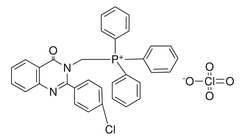 Sigma-Aldrich (2-(4-CL-PH)-4-OXO-4H-QUINAZOLIN-3-YLMETHYL)-TRIPHENYL-PHOSPHONIUM, PERCHLORATE，AldrichCPR