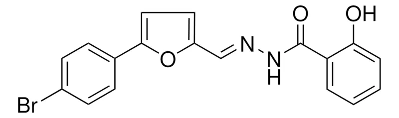 Sigma-Aldrich 2-HYDROXY-BENZOIC ACID (5-(4-BROMO-PHENYL)-FURAN-2-YLMETHYLENE)-HYDRAZIDE,AldrichCPR