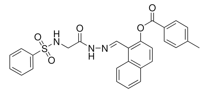 Sigma-Aldrich 1-(2-(((PHENYLSULFONYL)AMINO)AC)CARBOHYDRAZONOYL)-2-NAPHTHYL 4-METHYLBENZOATE，AldrichCPR