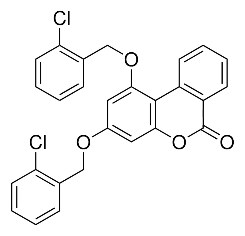 Sigma-Aldrich 1,3-BIS-(2-CHLORO-BENZYLOXY)-BENZO(C)CHROMEN-6-ONE,AldrichCPR