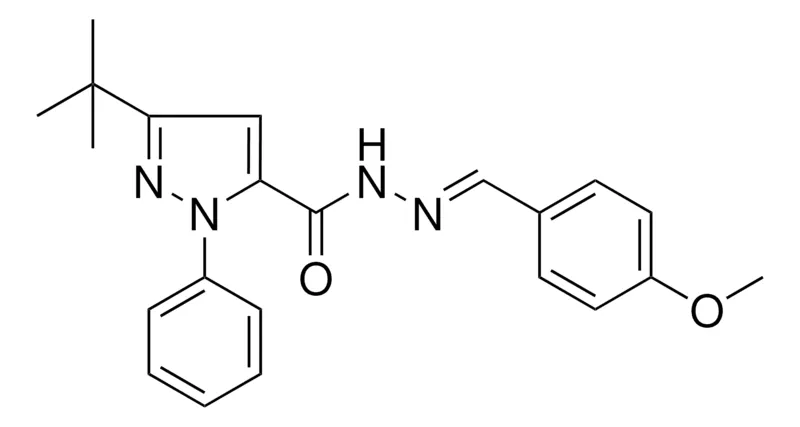 Sigma-Aldrich 5-TERT-BUTYL-2-PH-2H-PYRAZOLE-3-CARBOXYLIC ACID (4-METHOXY-BENZYLIDENE)HYDRAZIDE,AldrichCPR