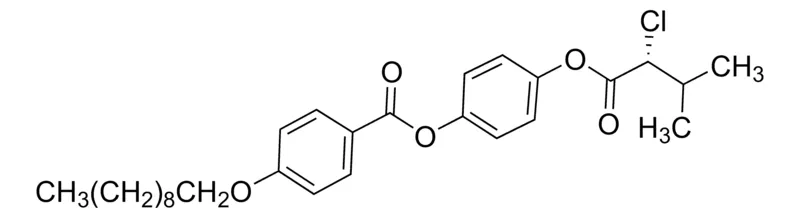Sigma-Aldrich 4-((R)-(-)-2-CHLORO-3-METHYLBUTYRYLOXY)- PHENYL 4-(DECYLOXY)BENZOATE,AldrichCPR