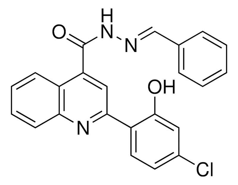 Sigma-Aldrich 2-(4-CHLORO-2-HYDROXY-PHENYL)-QUINOLINE-4-CARBOXYLIC ACID BENZYLIDENE-HYDRAZIDE,AldrichCPR
