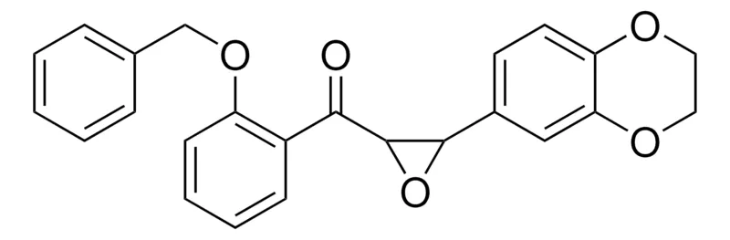 Sigma-Aldrich (2-BENZYLOXY-PHENYL)-(3-(2,3-DIHYDRO-BENZO(1,4)DIOXIN-6-YL)-OXIRANYL)-METHANONE,AldrichCPR