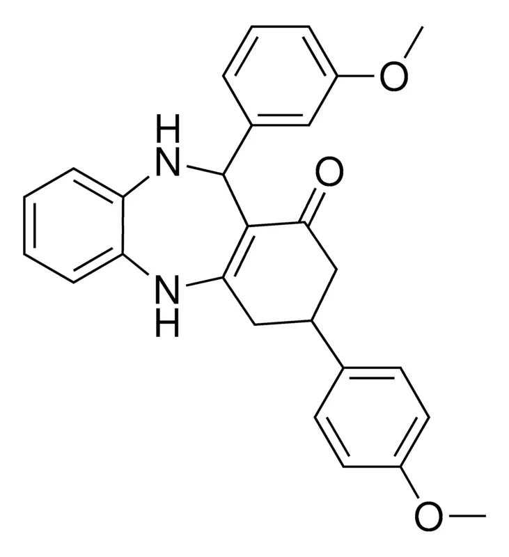 Sigma-Aldrich 3(4-MEO-PH)11-(3-MEO-PH)-2,3,4,5,10,11-HEXAHYDRO-DIBENZO(B,E)(1,4)DIAZEPIN-1-ONE,AldrichCPR
