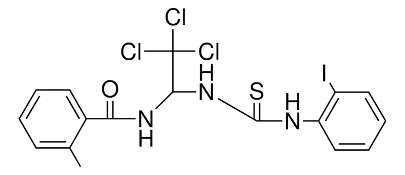 Sigma-Aldrich 2-METHYL-N-(2,2,2-TRICHLORO-1-(3-(2-IODO-PHENYL)-THIOUREIDO)-ETHYL)-BENZAMIDE,AldrichCPR