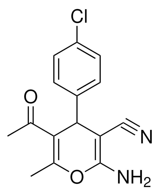 Sigma-Aldrich 5-ACETYL-2-AMINO-4-(4-CHLORO-PHENYL)-6-METHYL-4H-PYRAN-3-CARBONITRILE,AldrichCPR