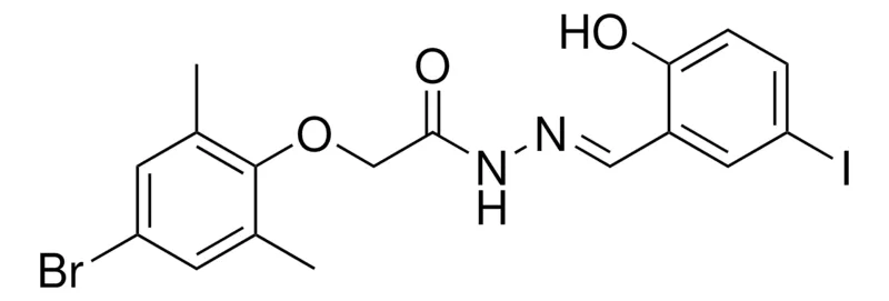 Sigma-Aldrich 2-(4-BROMO-2,6-DIMETHYL-PHENOXY)-ACETIC ACID (2-HO-5-IODO-BENZYLIDENE)-HYDRAZIDE，AldrichCPR