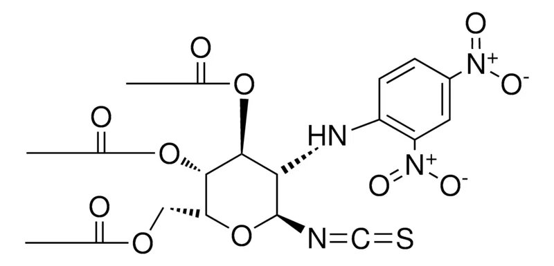 Sigma-Aldrich 3,4,6-TRI-O-ACETYL-2-DEOXY-2-(2,4-DINITROANILINO)-N-(THIOXOMETHYLENE)-ALPHA-D-IDOPYRANOSYLAMINE,AldrichCPR