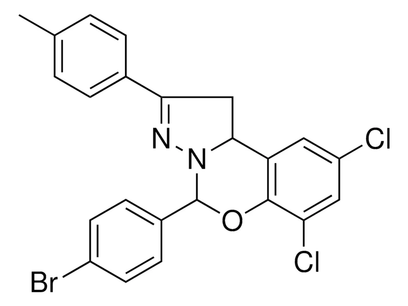 Sigma-Aldrich 4(4-BR-PH)-6,8-DI-CL-2-P-TOLYL-1,9B-2H-5-OXA-3,3A-DIAZA-CYCLOPENTA(A)NAPHTHALENE,AldrichCPR