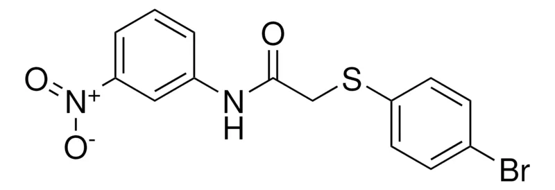 Sigma-Aldrich 2-(4-BROMO-PHENYLSULFANYL)-N-(3-NITRO-PHENYL)-ACETAMIDE,AldrichCPR