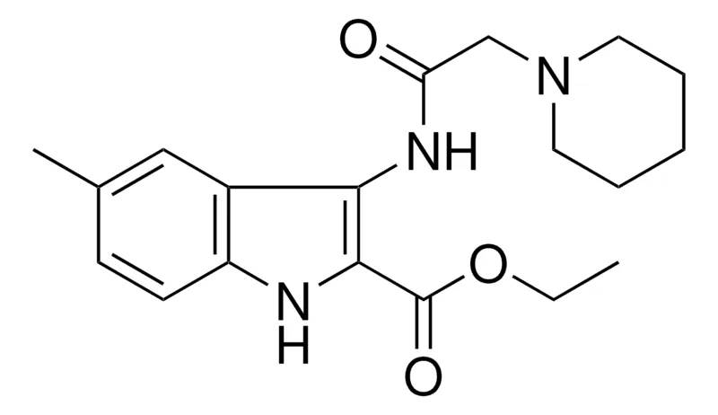 Sigma-Aldrich 5-ME-3-(2-PIPERIDIN-1-YL-ACETYLAMINO)-1H-INDOLE-2-CARBOXYLIC ACID ETHYL ESTER,AldrichCPR