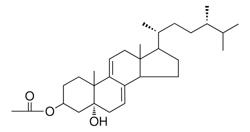 Sigma-Aldrich 5-HYDROXY-5-ALPHA-ERGOSTA-7,9(11)-DIEN-3-BETA-YL ACETATE,AldrichCPR