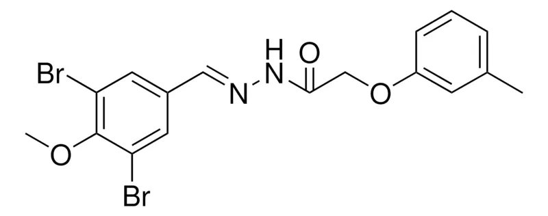 Sigma-Aldrich 2-M-TOLYLOXY-ACETIC ACID (3,5-DIBROMO-4-METHOXY-BENZYLIDENE)-HYDRAZIDE,AldrichCPR