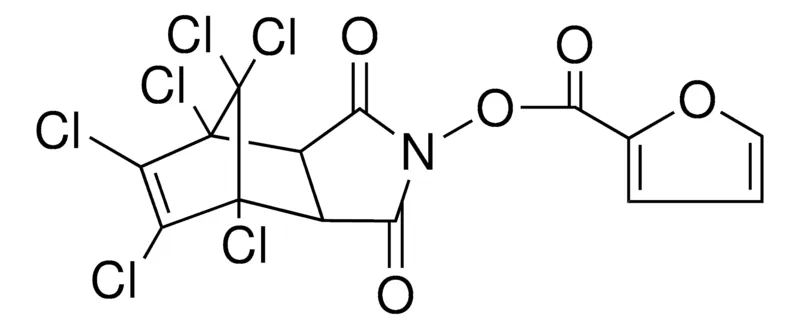 Sigma-Aldrich FURAN-CARBOXYLIC ACID HEXACHLORO-DIOXO-AZA-TRICYCLO(5.2.1.0(2,6))DEC-EN-YL ESTER,AldrichCPR
