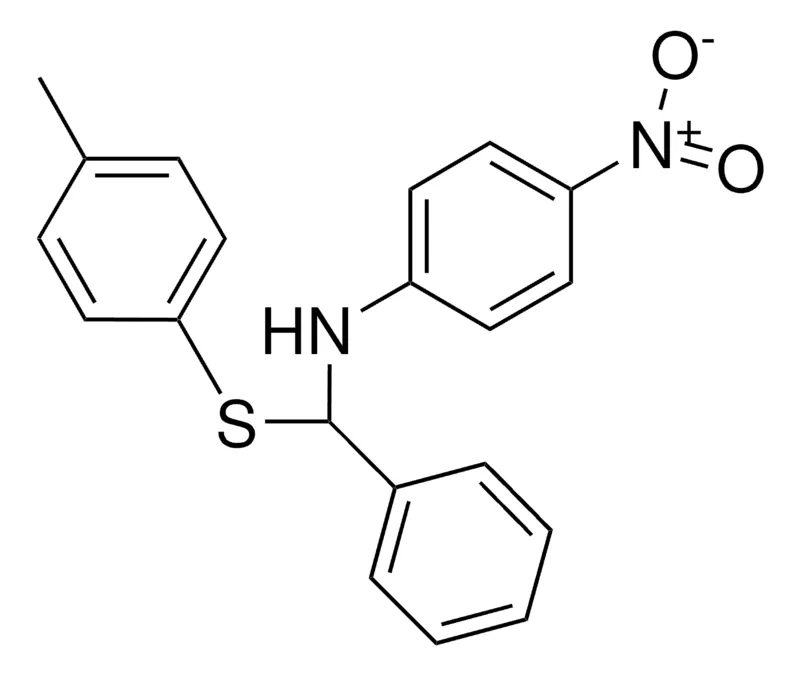 Sigma-Aldrich N-(4-NITROPHENYL)-ALPHA-(P-TOLYLTHIO)BENZYLAMINE,AldrichCPR