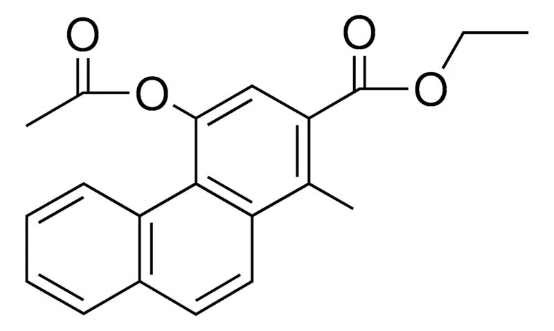 Sigma-Aldrich 4-ACETOXY-1-METHYL-PHENANTHRENE-2-CARBOXYLIC ACID ETHYL ESTER,AldrichCPR