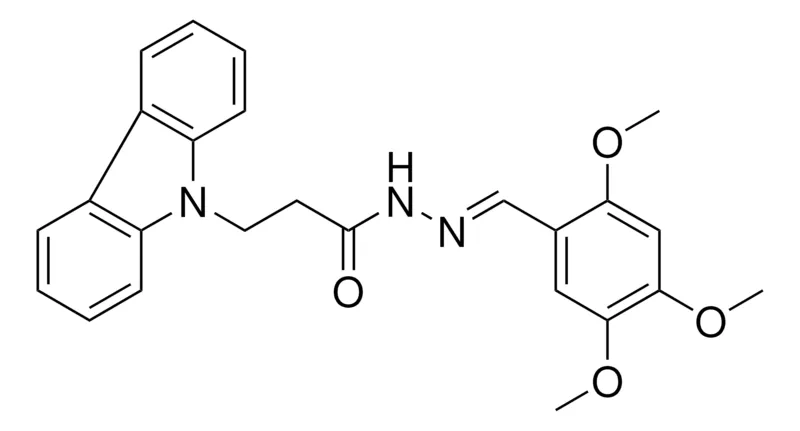 Sigma-Aldrich 3-CARBAZOL-9-YL-PROPIONIC ACID (2,4,5-TRIMETHOXY-BENZYLIDENE)-HYDRAZIDE,AldrichCPR