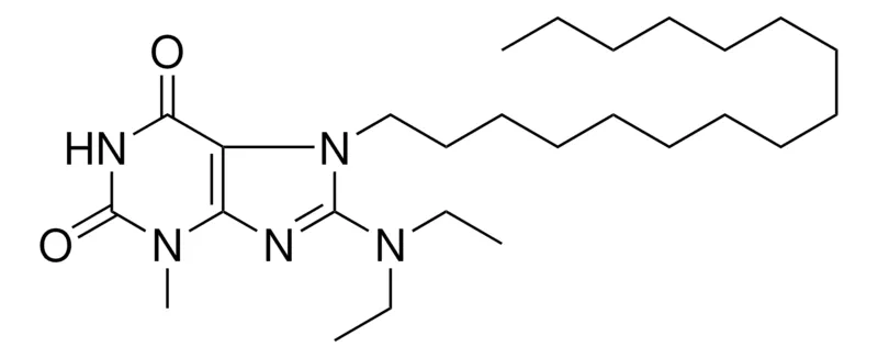 Sigma-Aldrich 8-DIETHYLAMINO-7-HEXADECYL-3-METHYL-3,7-DIHYDRO-PURINE-2,6-DIONE,AldrichCPR