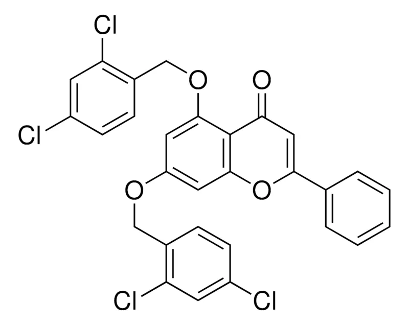 Sigma-Aldrich 5,7-BIS-(2,4-DICHLORO-BENZYLOXY)-2-PHENYL-CHROMEN-4-ONE,AldrichCPR