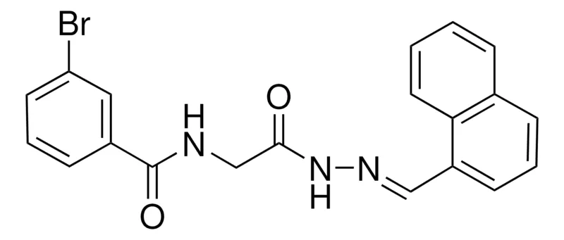 Sigma-Aldrich 3-BROMO-N-(2-(2-(1-NAPHTHYLMETHYLENE)HYDRAZINO)-2-OXOETHYL)BENZAMIDE,AldrichCPR