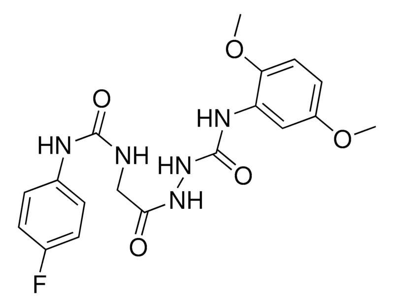 Sigma-Aldrich 4-(2,5-DIMETHOXYPHENYL)-1-(3-(4-FLUOROPHENYL)UREIDOACETYL)SEMICARBAZIDE,AldrichCPR