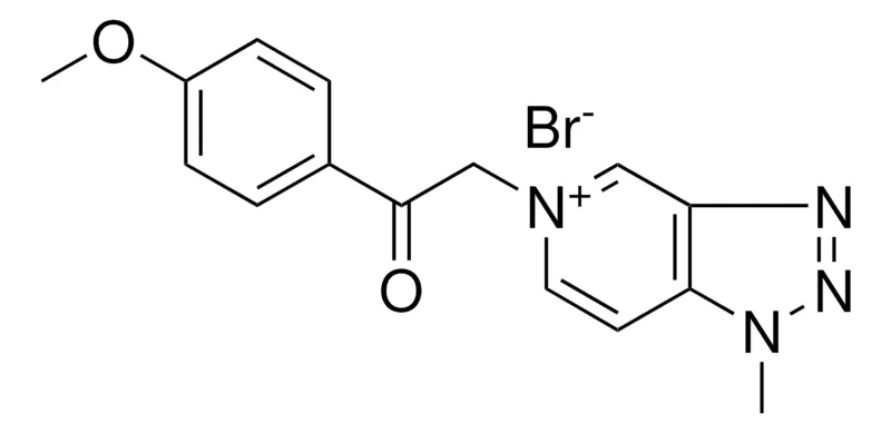 Sigma-Aldrich 5-(2-(4-MEO-PH)-2-OXO-ET)-1-ME-1H-(1,2,3)TRIAZOLO(4,5-C)PYRIDIN-5-IUM, BROMIDE,AldrichCPR