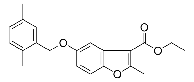 Sigma-Aldrich 5-(2,5-DIMETHYL-BENZYLOXY)-2-METHYL-BENZOFURAN-3-CARBOXYLIC ACID ETHYL ESTER,AldrichCPR