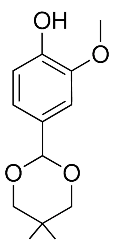 Sigma-Aldrich 5,5-DIMETHYL-2-(4-HYDROXY-3-METHOXYPHENYL)-1,3-DIOXANE,AldrichCPR