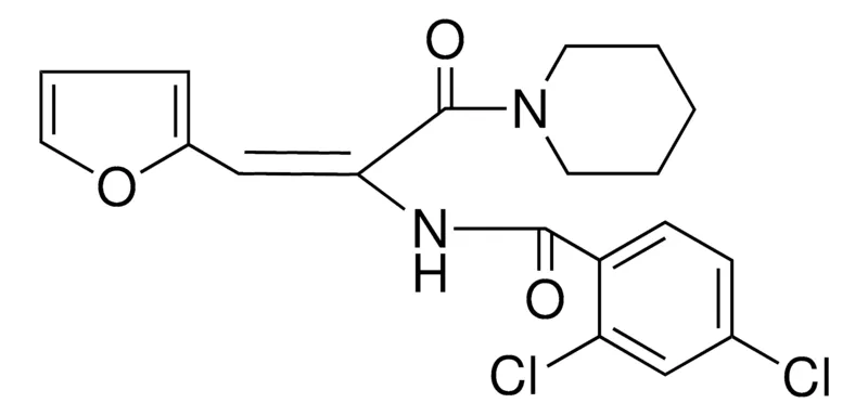 Sigma-Aldrich 2,4-DICHLORO-N-(2-FURAN-2-YL-1-(PIPERIDINE-1-CARBONYL)-VINYL)-BENZAMIDE,AldrichCPR