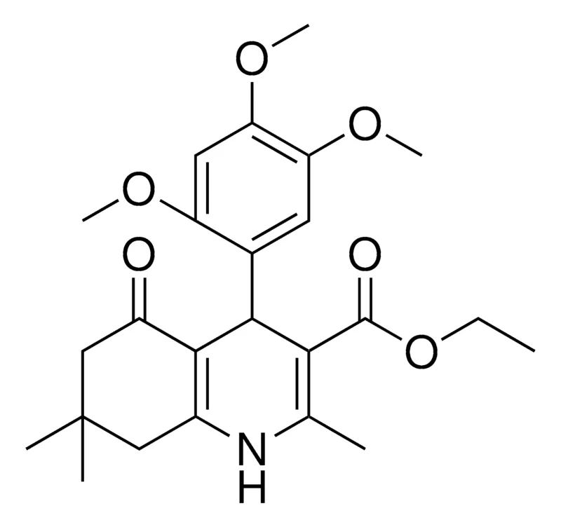 Sigma-Aldrich ETHYL 2,7,7-TRIMETHYL-5-OXO-4-(2,4,5-TRIMETHOXYPHENYL)-1,4,5,6,7,8-HEXAHYDRO-3-QUINOLINECARBOXYLATE,AldrichCPR