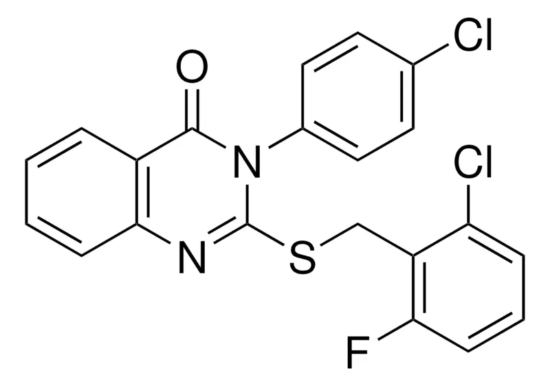 Sigma-Aldrich 2-((2-CHLORO-6-FLUOROBENZYL)THIO)-3-(4-CHLOROPHENYL)-4(3H)-QUINAZOLINONE,AldrichCPR