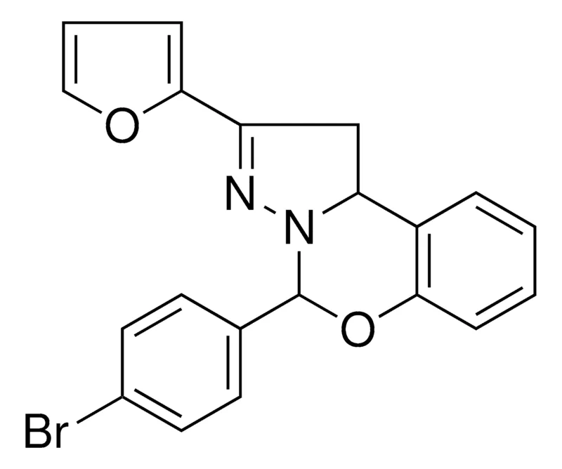 Sigma-Aldrich 4-(4-BR-PH)-2-FURAN-2-YL-1,9B-DIHYDRO-5-OXA-3,3A-DIAZA-CYCLOPENTA(A)NAPHTHALENE,AldrichCPR
