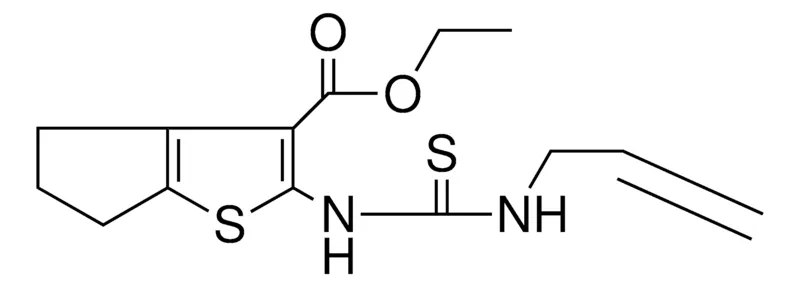 Sigma-Aldrich 2-(3-ALLYL-THIOUREIDO)-4H-CYCLOPENTA(B)THIOPHENE-3-CARBOXYLIC ACID ET ESTER,AldrichCPR