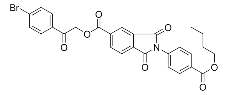 Sigma-Aldrich 2-(4-BROMOPHENYL)-2-OXOETHYL 2-[4-(BUTOXYCARBONYL)PHENYL]-1,3-DIOXO-5-ISOINDOLINECARBOXYLATE，AldrichCPR