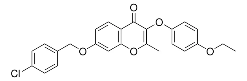 Sigma-Aldrich 7-(4-CHLORO-BENZYLOXY)-3-(4-ETHOXY-PHENOXY)-2-METHYL-CHROMEN-4-ONE,AldrichCPR