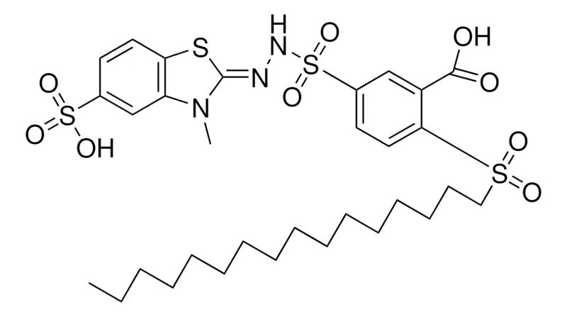 Sigma-Aldrich CARBOXY-HEXADECYLSULFONYLBENZENESULFONIC METHYL-SULFO-BENZOTHIAZOLINYLIDENHYDRAZ,AldrichCPR